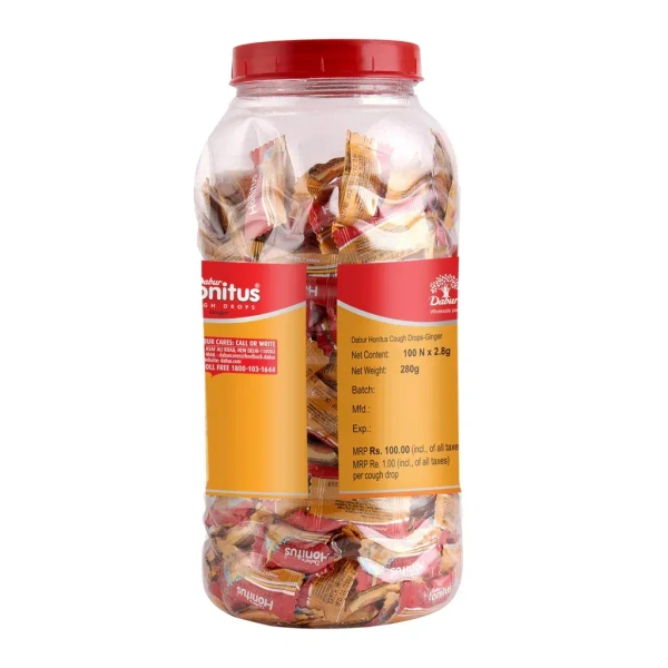 DABUR INDIA LIMITED Honitus Cough Drops Ginger - Dabur  - 100Tablet