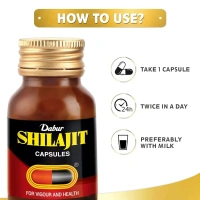 DABUR INDIA LIMITED Shilajit Capsule - Dabur  - 100Capsule