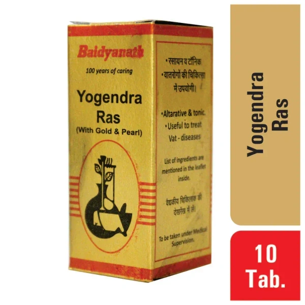 BAIDYANATH Yogendra Ras(Gold) 10Tab-Baidyanath - 10Tablet