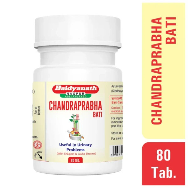 BAIDYANATH  Chandraprabha Bati - Baidyanath - 80Tablet