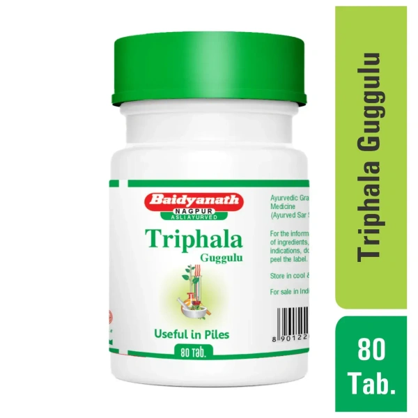 BAIDYANATH  Triphala Guggulu - Baidyanath - 80Tablet