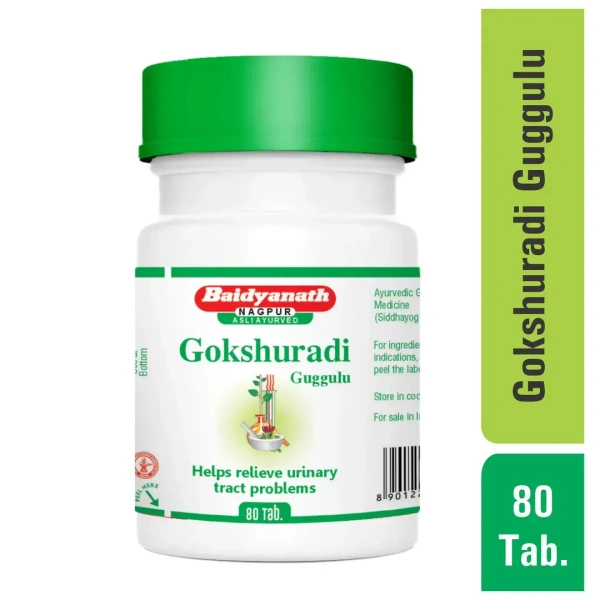 BAIDYANATH  Gokshuradi Guggulu - Baidyanath - 80Tablet