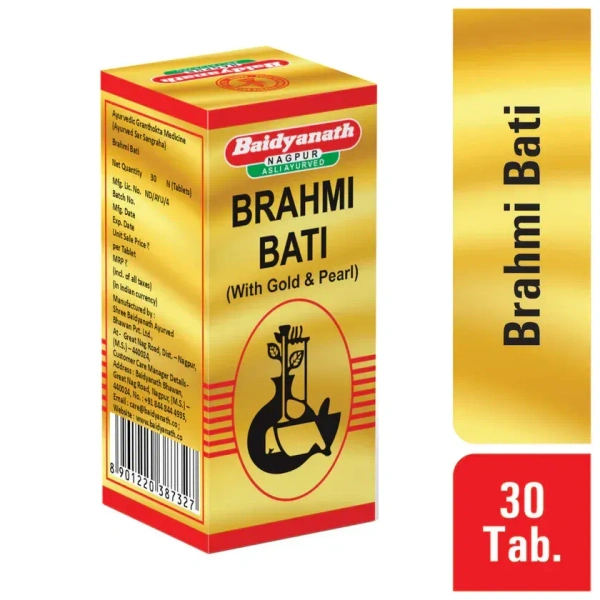 BAIDYANATH  Brahmi Bati(Gold) - Baidyanath - 30Tablet