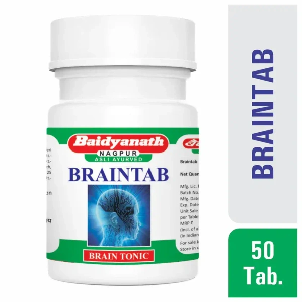 BAIDYANATH  Braintab Tablet - Baidyanath - 50Tablet