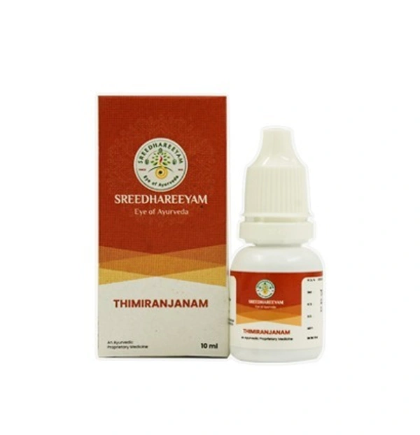 SREEDHAREEYAM Thimiranjanam Eye Drops - Sreedhareeyam - 10Ml