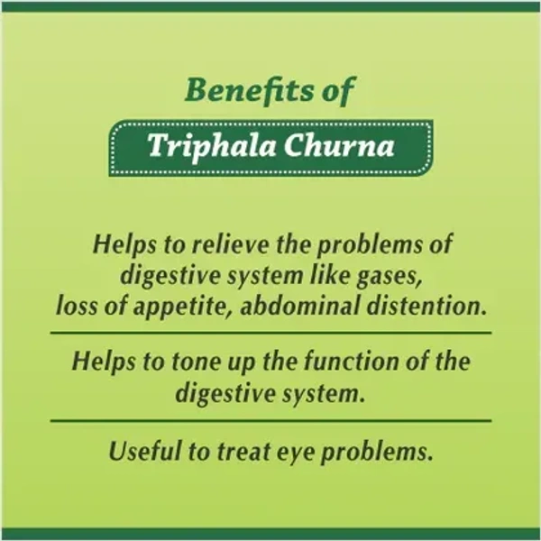 BAIDYANATH Triphala Churna - Baidyanath - 50Gm