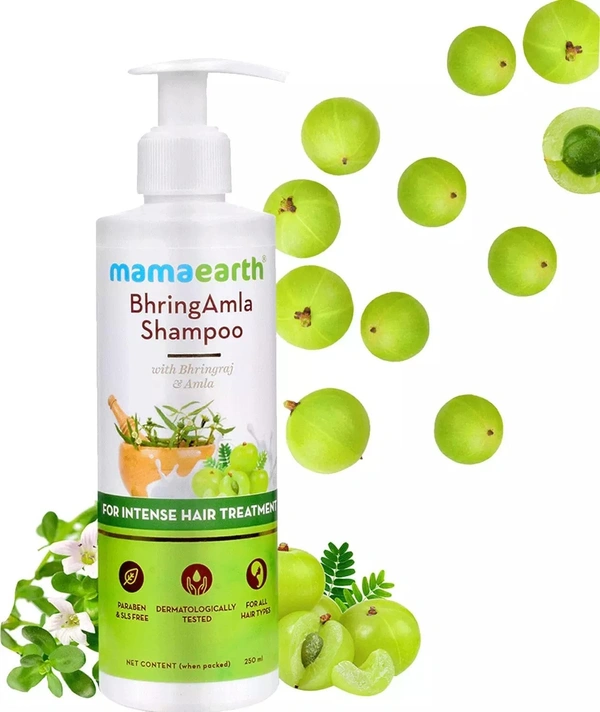 MAMA EARTH Bhringamla Shampoo - Mama Earth - 250Ml