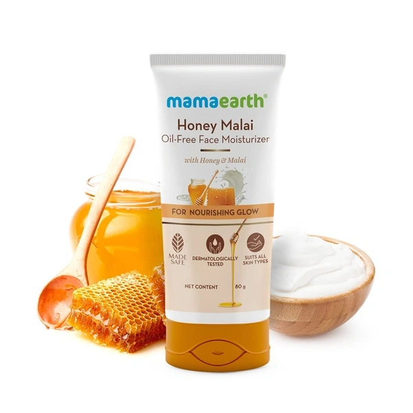 MAMA EARTH Honey Malai Moisturizer - Mama Earth - 80G