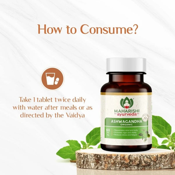 MAHARISHI AYURVEDA  Ashwagandha Tablet - Maharshi - 60Tablets