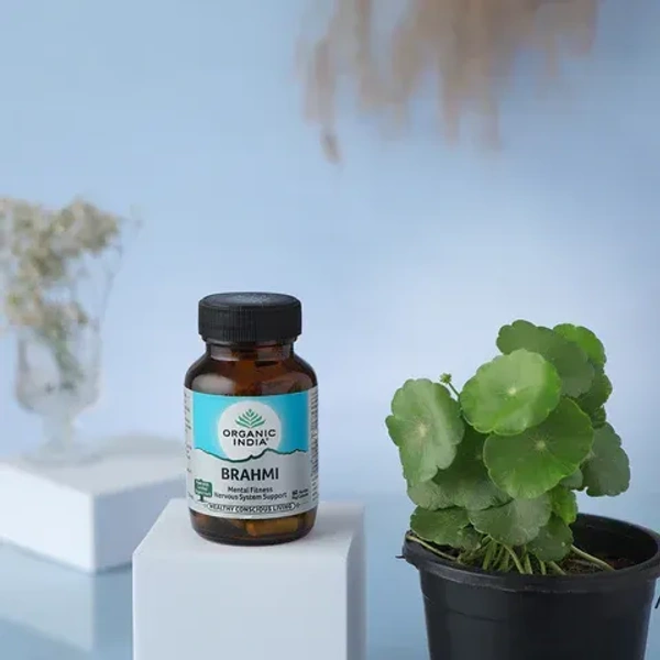 ORGANIC INDIA Brahmi Capsule - Organic - 60Capsule
