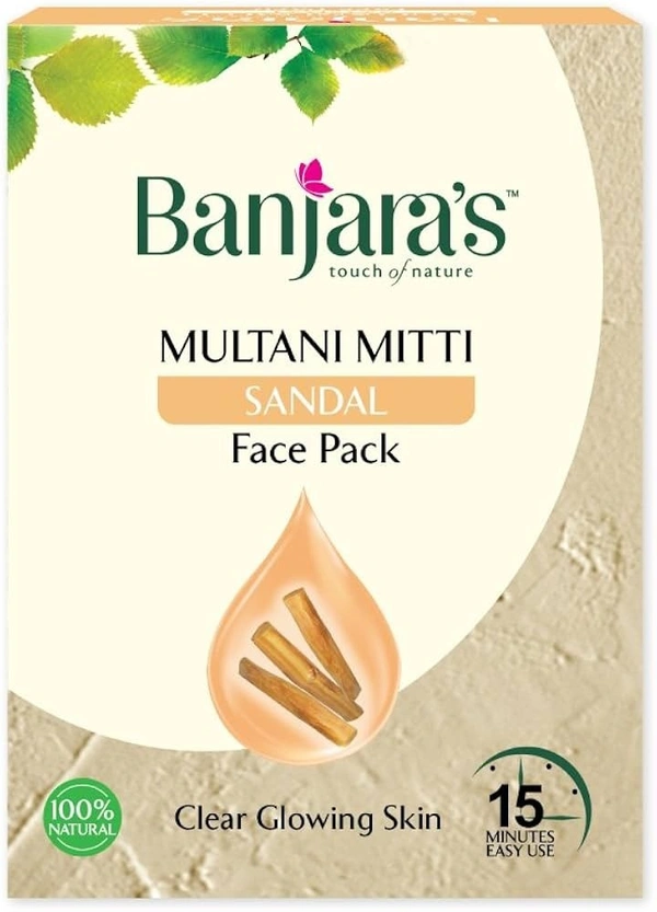 BANJARA'S  Multani Sandal Face Pack - Banjara - 100gm