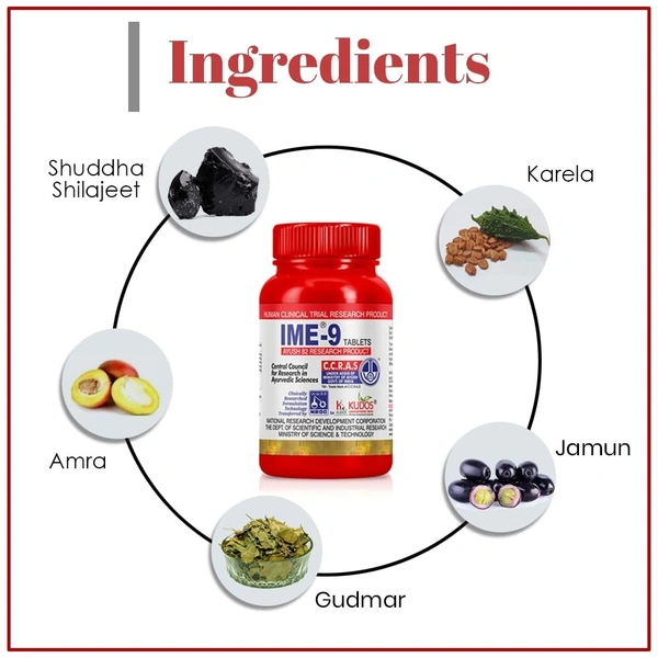 KUDOS AYURVEDA Ime-9 Tab - Kudos  - 60 Tablet