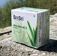 SRI SRI AYURVEDA Aloe Vera Vit E Cream - Sri Sri - 100Gm