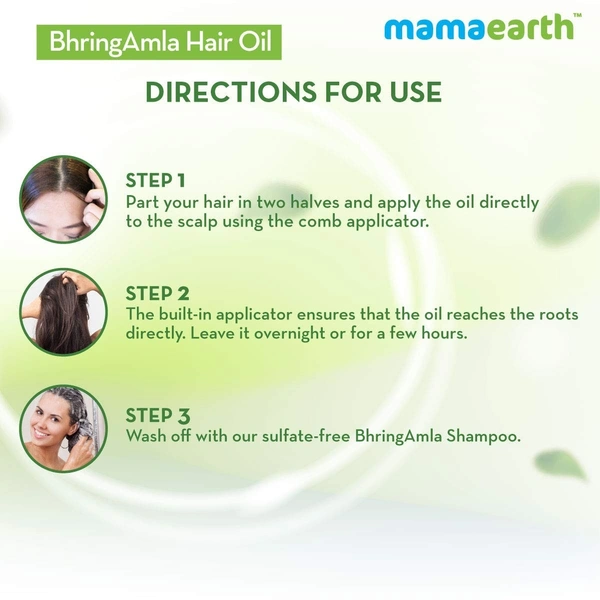 MAMA EARTH Bhringamla Hair Oil - Mama Earth - 250Ml