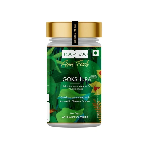 KAPIVA Gokshura Plus Capsules - Kapiva - 60Capsules