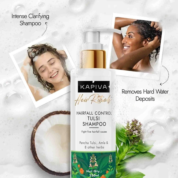 KAPIVA Tulsi Anti-Hairfall Shampoo - Kapiva - 200ml