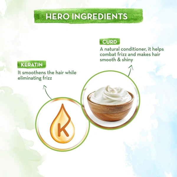 MAMA EARTH Curd Smoothening Shampoo - Mama Earth - 250Ml