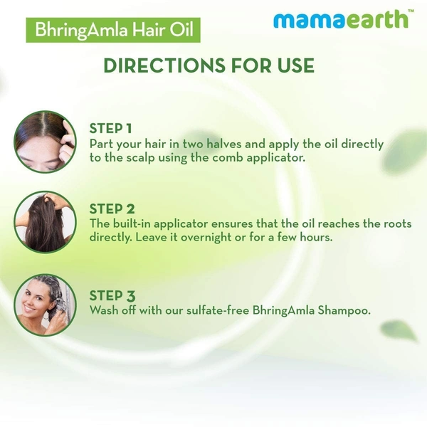 MAMA EARTH Bhringamla Hair Oil - Mama Earth - 250Ml