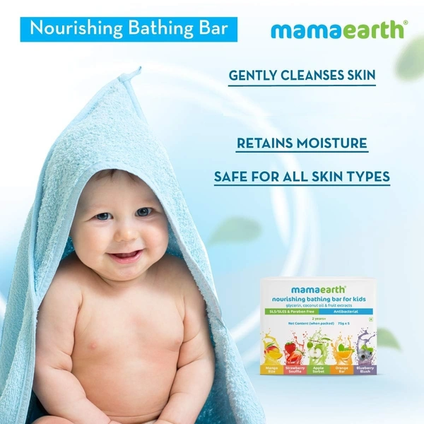 MAMA EARTH Nourishing Soap For Kids - Mama Earth - 75g