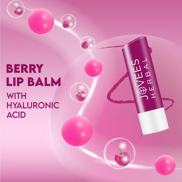 JOVEES HERBAL CARE Berry Hyaluronic Acid Lip Balm - Jovees  - 5G