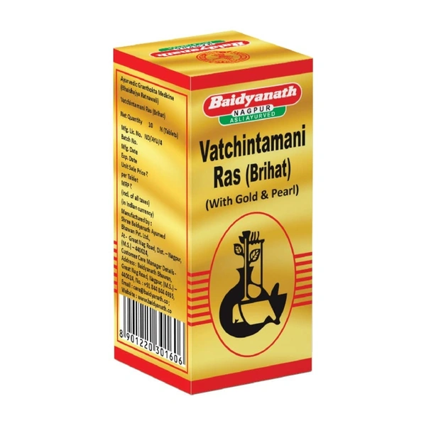 BAIDYANATH  Vatchintamani Ras (Gold) - Baidyanath - 30Tablet