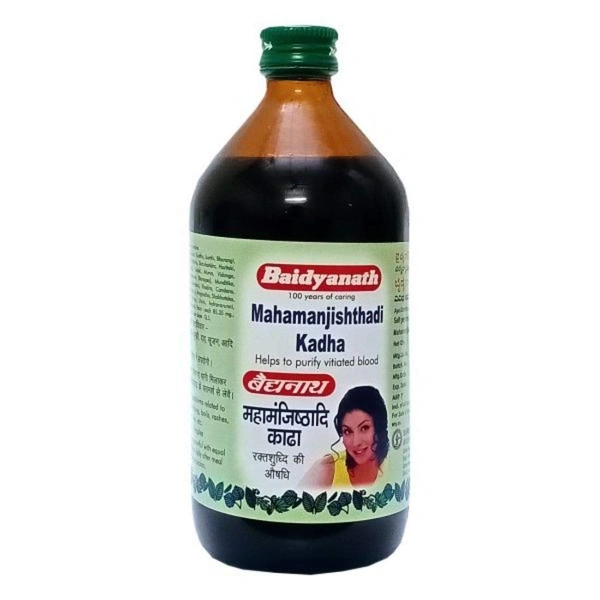 BAIDYANATH  Maha Manjishthadi Kadha - Baidyanath - 450Ml