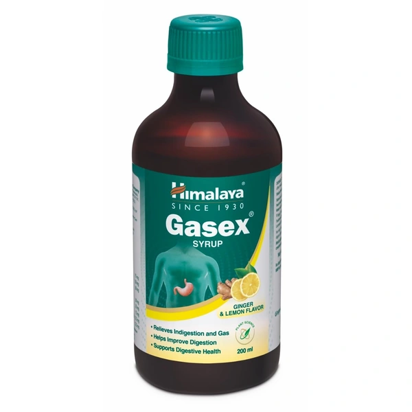HIMALAYA DRUGS Gasex Syrup (Ging Lemo) - Himalaya - 200Ml