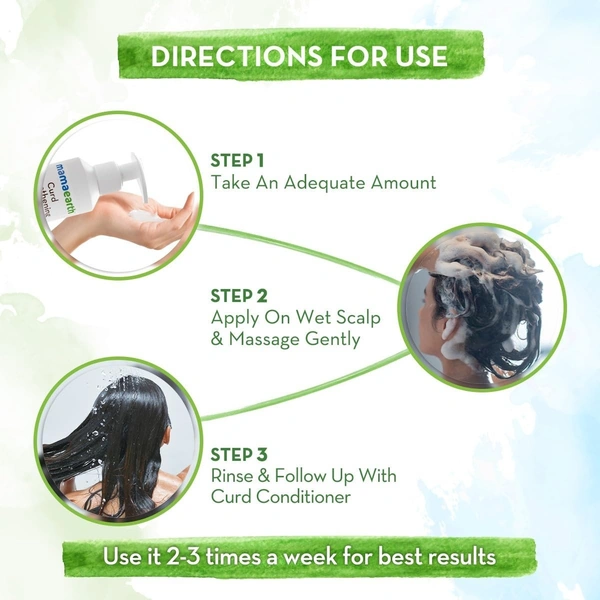 MAMA EARTH Curd Smoothening Shampoo - Mama Earth - 250Ml