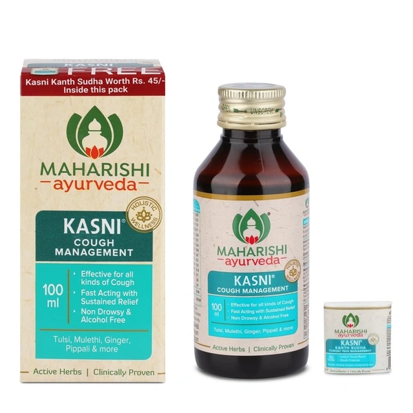 MAHARISHI AYURVEDA  Kasni Sugar free Syrup - Maharishi - 100ml