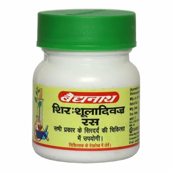 BAIDYANATH  Shirashuladivajra Ras - Baidyanath - 40Tablet