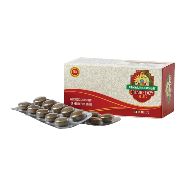 PANKAJA KASTHURI HERBALS Breathe Eazy Tablet - Pankaja - 60 Tablet