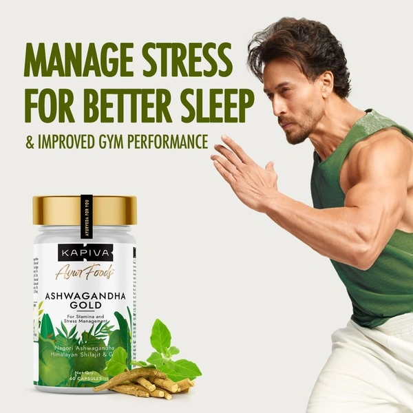 KAPIVA Ashwagandha Gold Capsules - Kapiva - 30Capsule