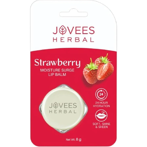 JOVEES HERBAL CARE Strawberry Lip Balm - Jovees  - 8G