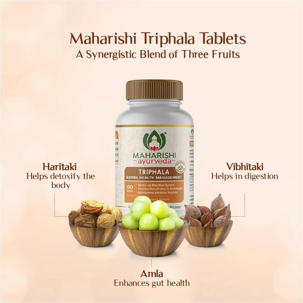 MAHARISHI AYURVEDA  Triphala Tablet - Maharishi - 60Tablets