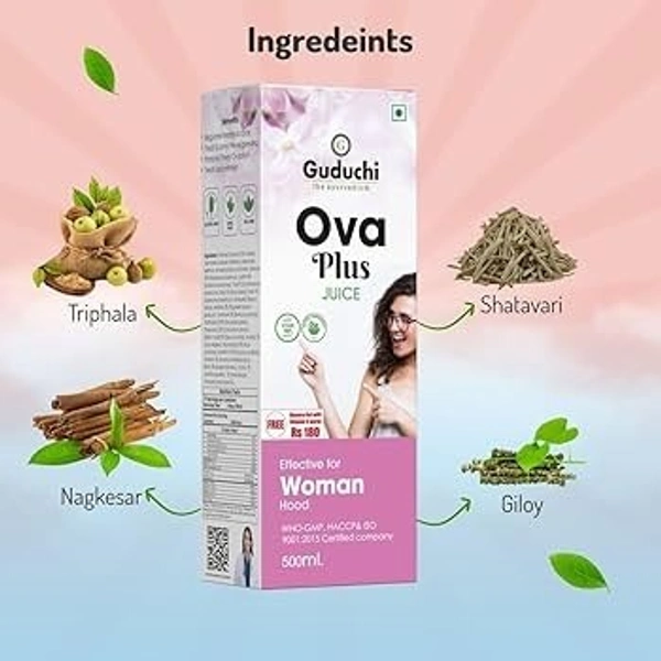 GUDUCHI THE AYURVEDI Ova Plus Juice - Guduchi - 500ml