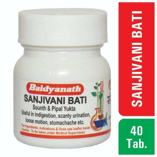 BAIDYANATH  Sanjivani Bati - Baidyanath - 40Tablet