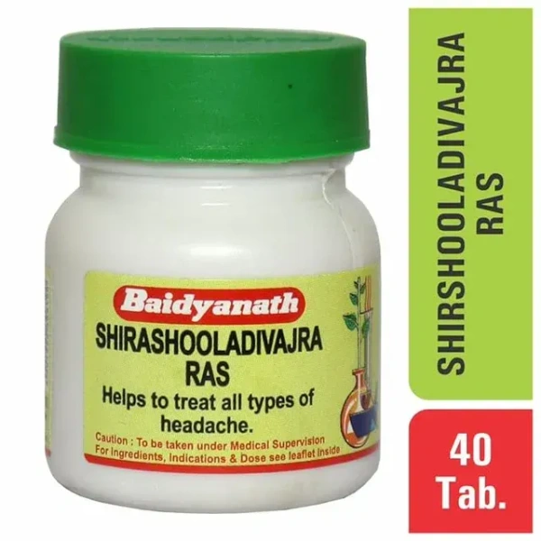 BAIDYANATH  Shirashuladivajra Ras - Baidyanath - 40Tablet