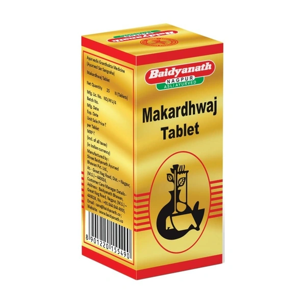 BAIDYANATH  Makardhwaja Tablet - Baidyanath - 25Tablet