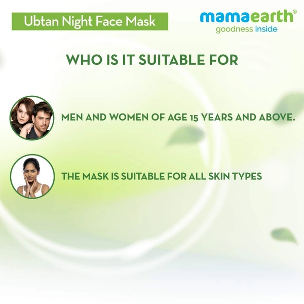 MAMA EARTH Ubtan Night Face Mask - Mama Earth - 200g