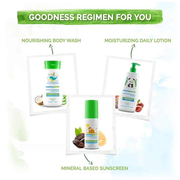 MAMA EARTH Deeply Nourishing Body Wash For Babies - Mama Earth - 200ml