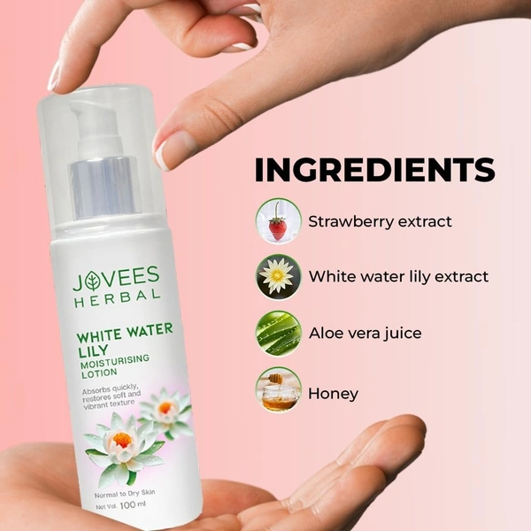 JOVEES HERBAL CARE White Water Lily Moisturizing Lotion - Jovees - 200ml