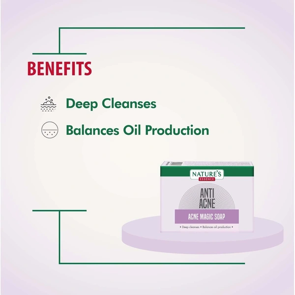 NATURES ESSENCE Anti Acne Magic Soap - Nature's - 75g