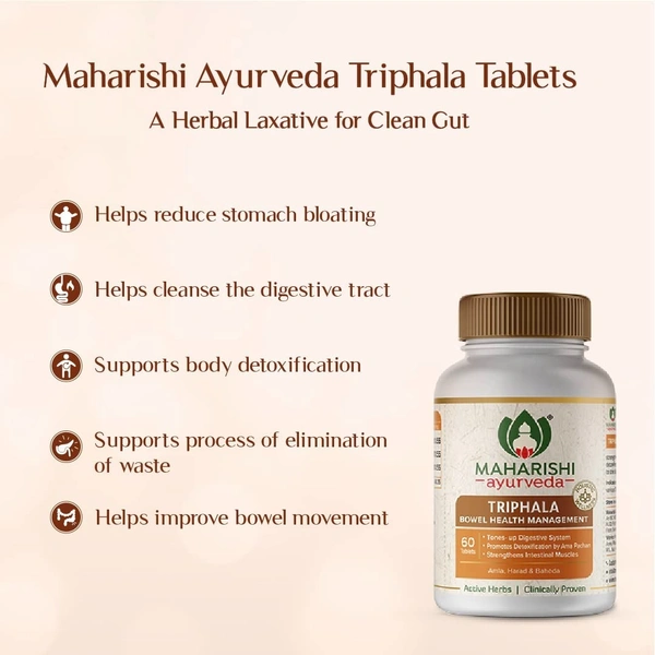 MAHARISHI AYURVEDA  Triphala Tablet - Maharishi - 60Tablets