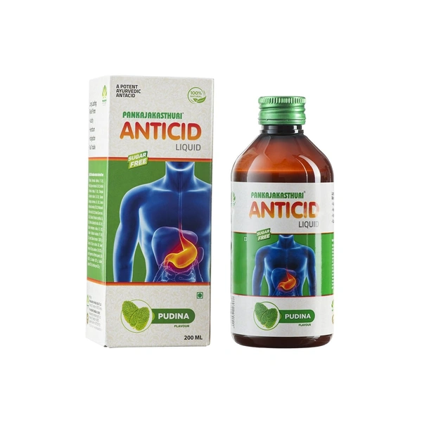 PANKAJA KASTHURI HERBALS Anticid Liquid Pudina - Pankaja - 200ml