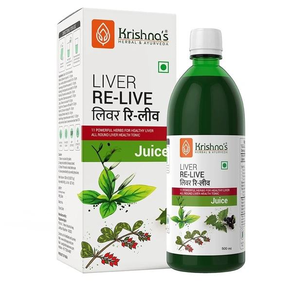 KRISHNA PHARMACY Liver Re-Live Juice - Krishna'S - 500ml