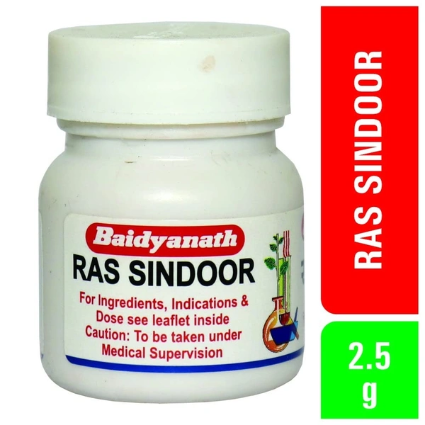 BAIDYANATH  Ras Sindoor - Baidyanath - 2.5Gm