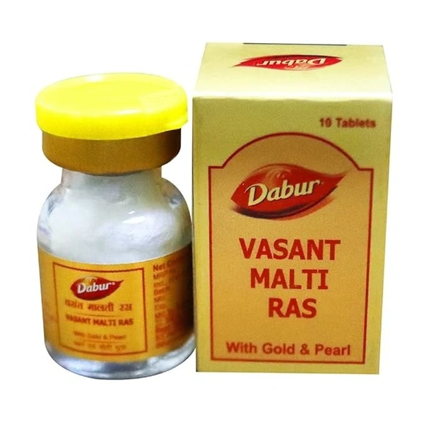 DABUR INDIA LIMITED Vasant Malti Ras ( Gold ) - Dabur  - 10Tablet