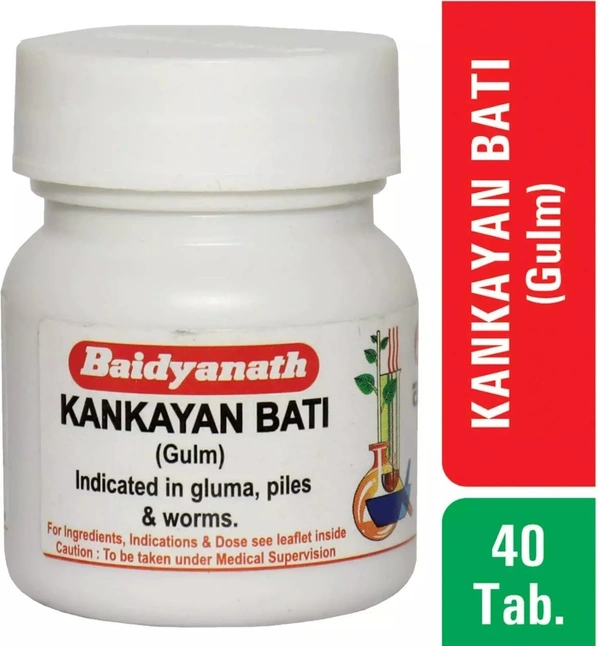 BAIDYANATH  Kankayan Bati(Gulm) - Baidyanath - 40Tablet