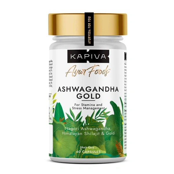 KAPIVA Ashwagandha Gold Capsules - Kapiva - 30Capsule