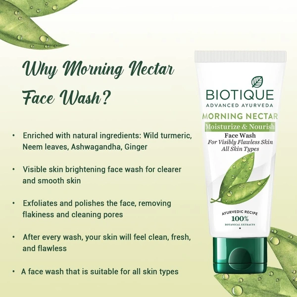 BIOTIQUE Morning Nectar Face Wash - Biotique - 200ml